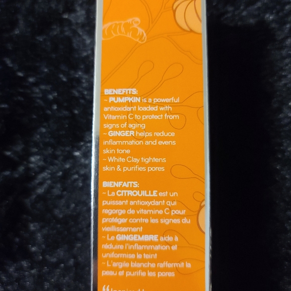 Purlisse Pumpkin + Ginger Charcoal Detox Mask - Picture 3 of 3